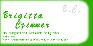 brigitta czimmer business card